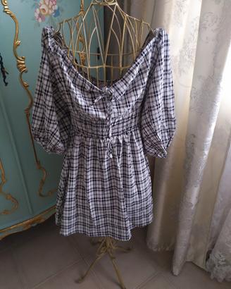 vestito alle spalle scoperte tg. 46/48 NUOVO 