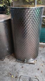 botte acciaio inox da 500 litri