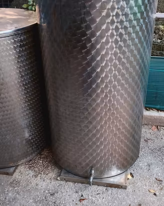 botte acciaio inox da 500 litri