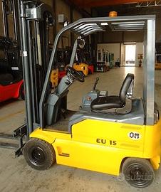 CARRELLO ELEVATORE OM EU15 CON BATTERIA NUOVA