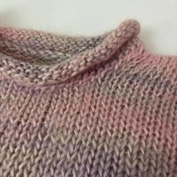 Splendido maglione fatto a mano ai ferri lana cald