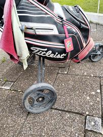 Sacca da golf Titleist + mazze da golf 
