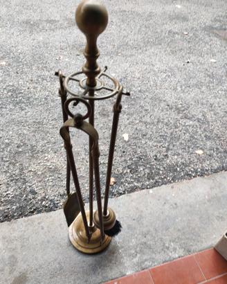 Accessori per caminetto in ottone