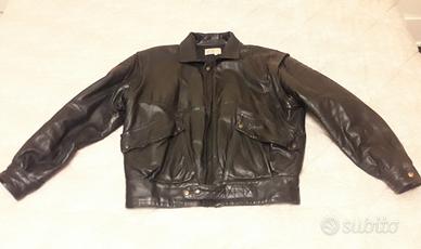 Giubbotto nero in vera pelle, Balducci, taglia 48