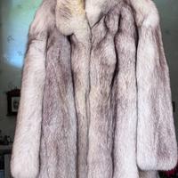 Pelliccia in volpe argentata