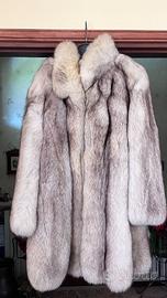 Pelliccia in volpe argentata