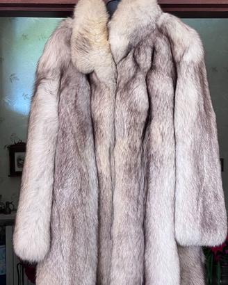 Pelliccia in volpe argentata