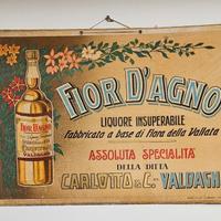 rarissimo cartonato pubblicitario 