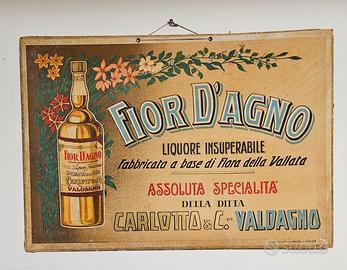 rarissimo cartonato pubblicitario 