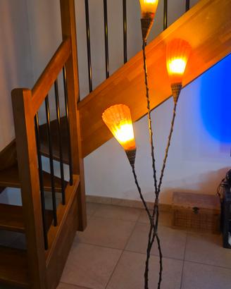 lampada da terra a 3 Luci stile etnico moderno 