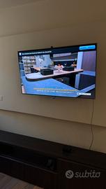 Samsung 46” Smart TV+Apple TV+supporto da parete