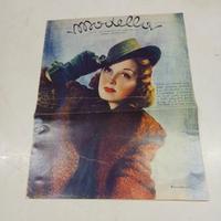 Rivista vintage modella fac simile Allegato giorna