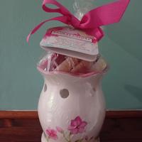 Bruciatore yankee candle con 3 tart e Tea light