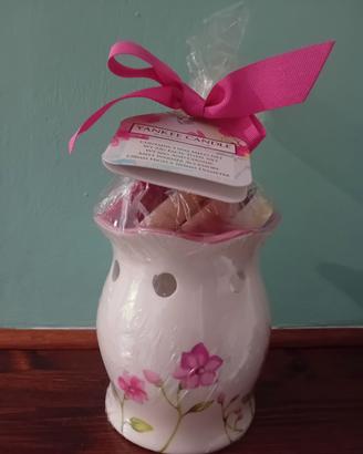 Bruciatore yankee candle con 3 tart e Tea light