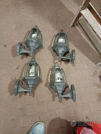 Applique giardino e casa COMPRESO LAMPADINE