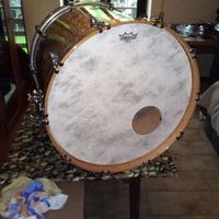 Pelle cassa batteria Remo Fyberskin 22 forata