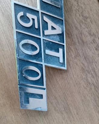 TARGHETTA,FREGIO,STEMMA,LOGO POSTERIORE PER FIAT 5