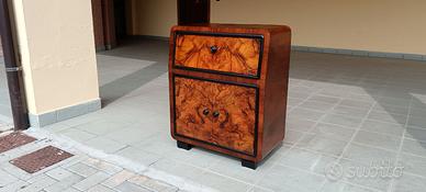 mobile bar anni 60 art deco vintage noce