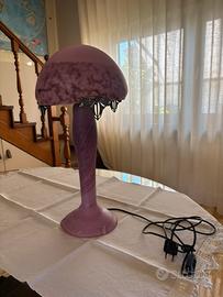 Lampada stile Art Nuveau color lilla