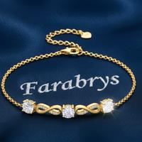 Bracciale di San Valentino in argento 925 e moissa