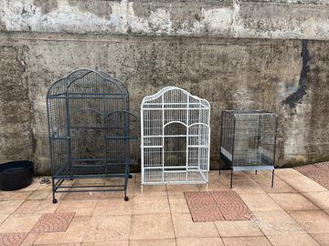 Gabbie/ voliere per pappagalli