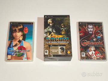 Lotto 3 videogiochi per PlayStation Portable PSP