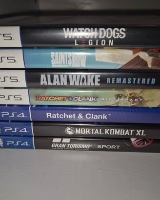 Giochi PS4 e PS5 - LEGGERE LA DESCRIZIONE