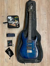 Chitarra elettrica Ibanez grx70qa-tbb Gio kit