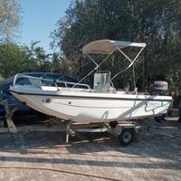 barca m.4 Yamaha 20 hp 4 tempi carrello omologato 