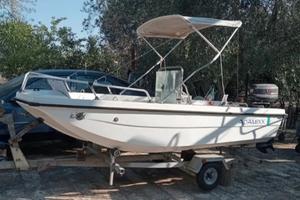 barca m.4 Yamaha 20 hp 4 tempi carrello omologato 