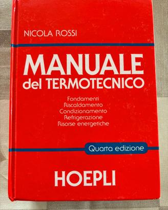 MANUALE DEL TERMOTECNICO