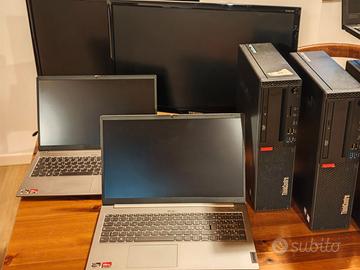 Lotto PC Notebook i5 i7 Ryzen Monitor e RAM DDR4