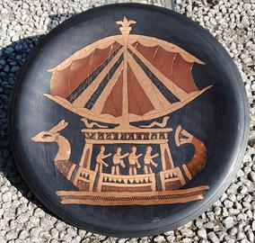 piatto egizio in rame 2