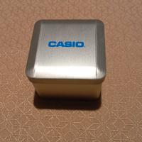 Scatola in metallo Casio per orologi 