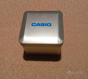 Scatola in metallo Casio per orologi 