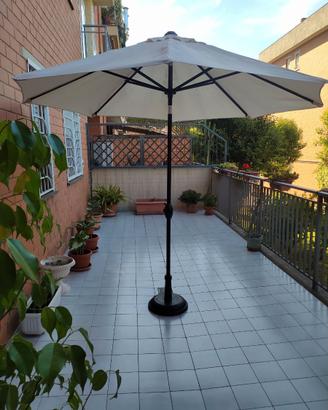Ombrellone da terrazzo diametro 240 cm