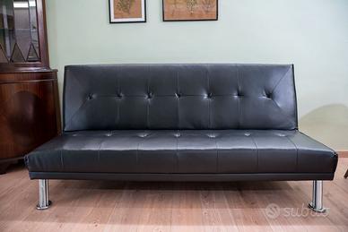 Divano Letto 3 posti in ecopelle