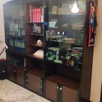 Scrivania  e libreria