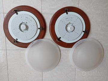 N°2 Plafoniere complete di dischi led