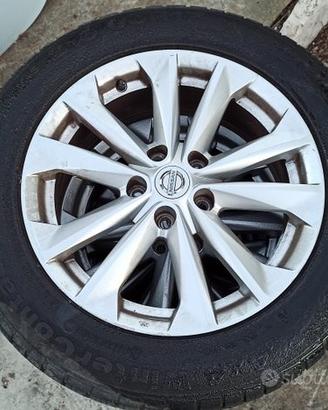 Cerchi nissan qashqai 17 pollici