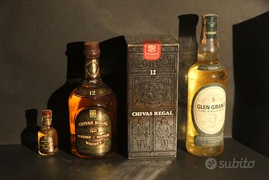 CHIVAS REGAL GLEN GRANT 3 bottiglie whisky vintage