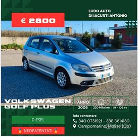 Volkswagen Golf Plus 1.9 TDI/101 CV cat Var. Comfo