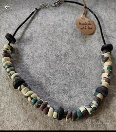 collana fatta a mano con fimo