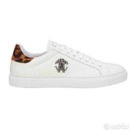 Roberto Cavalli Sneakers Basse  Pelle Tg 43 e 44