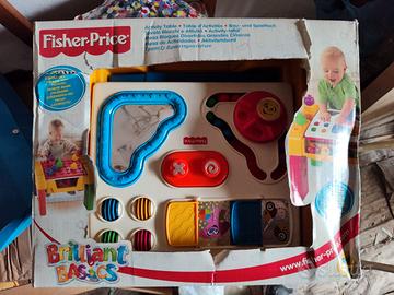tavolino con giochi Fisher-Price Brilliant Basics