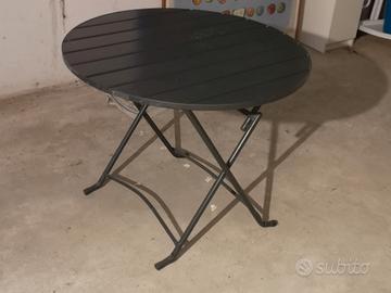 tavolo da giardino terrazzo pieghevole 