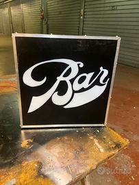 Insegna luminosa bar