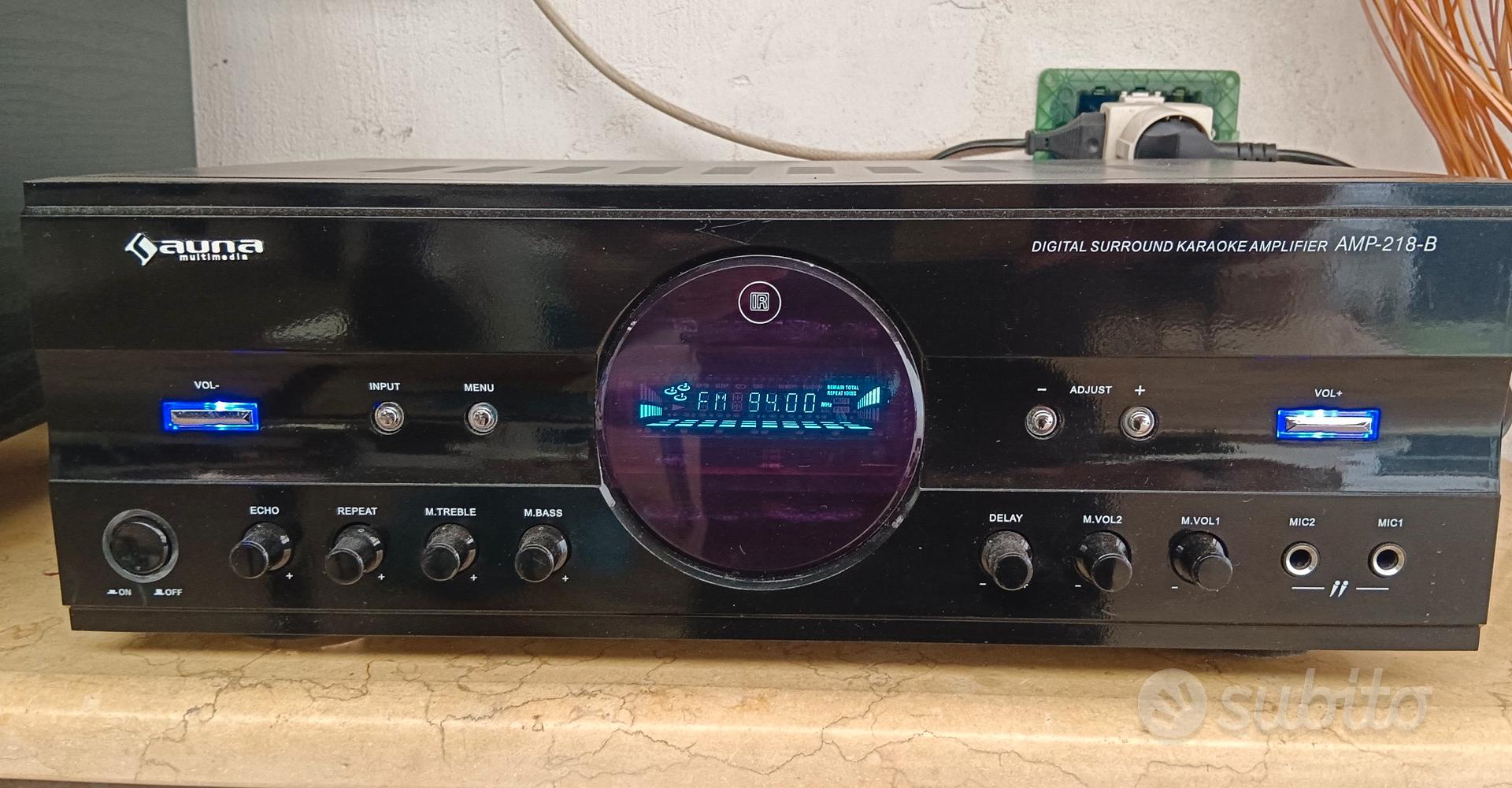 Pyle Aplificatore Audio Stereo Copatto 40 Watt, Ricevitore Audio Ini Sart Con AUX, 2 - 3