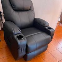 Poltrona Massaggiante con recliner manuale