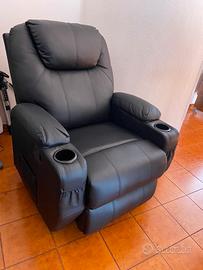 Poltrona Massaggiante con recliner manuale